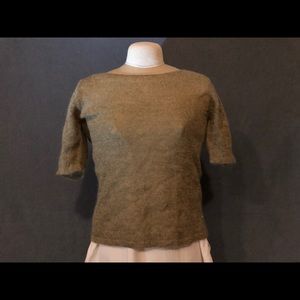 Mohair and acrylic sweater